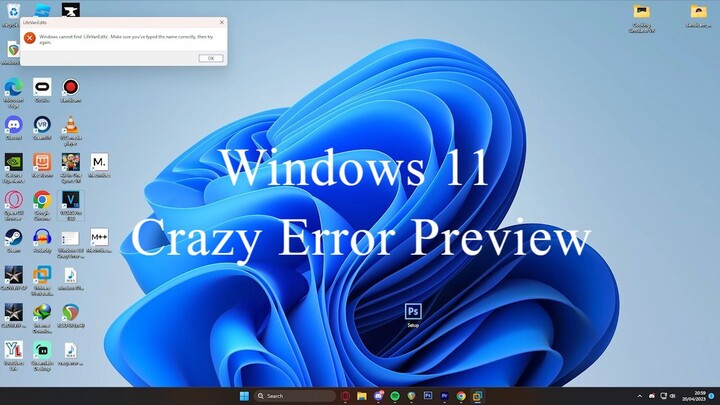 Windows 11 Crazy Error [PREVIEW]