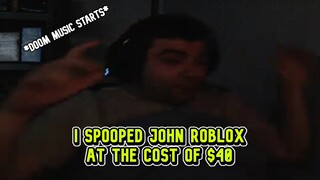 I Scared John Roblox :)