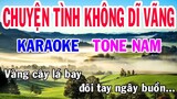 Chuyện Tình Không Dĩ Vãng Karaoke Tone Nam Nhạc Sống gia huy beat