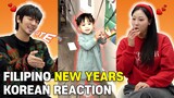 (‌SUB) THE WORLD'S BEST PHIILIPINE NEW YEARS | Korean react to Filipino new year REACTION