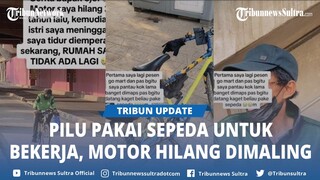 VIRAL Kisah Pilu Driver Ojol Pakai Sepeda untuk Bekerja, Motor Hilang Hingga Tinggal di Emperan