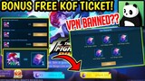 VPN TRICK BANNED?! GET MORE FREE KOF TICKET/STAMP 2.0 (UPDATE) KOF EVENT 2021 IN MLBB