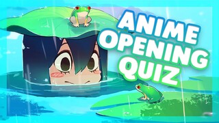 ANIME OPENING QUIZ | 80 OPENINGS 💙 (VERY EASY - OTAKU) | ANIME CHALLENGE | GUESS THE ANIME
