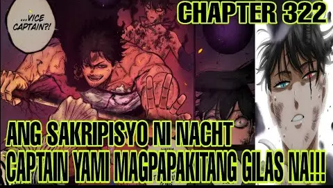 Black Clover Chapter 322 | Captain Yami Magpapakitang Gilas na!!!  |Tagalog Review
