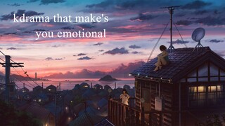 Kdrama OST that make you emotional playlist