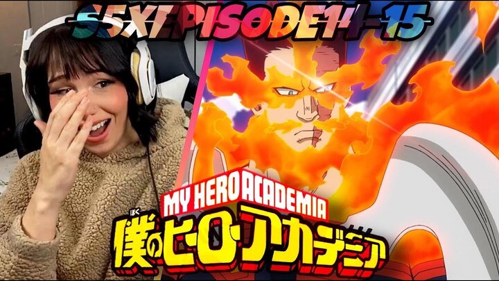 My Hero Academia | S5X14-15  Endeavor's Agency + One Thing At A Time | REACTION