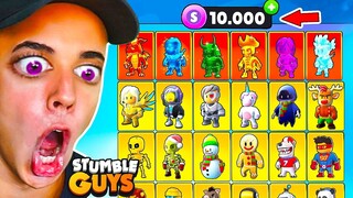 GASTO 10.000 FICHAS y CONSIGO TODAS las SKINS de STUMBLE GUYS!! 😱 - Jonbtc