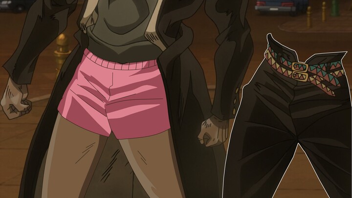 承太郎2万日元的校裤掉了，你能帮他穿上吗