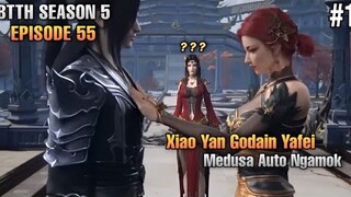 BTTH SEASON 5 EPISODE 55 SUB INDO - Xiao Yan Jadi Rebutan Yafei & Cailin