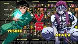 Akaza VS Yusuke - Full Fight (Mugen) 1080P HD 60 FPS