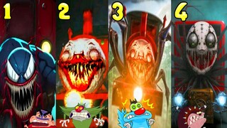 BEST 4 CHOO CHOO CHARLES MOBILE GAMES | HORROR TRAIN | OGGY FOUND ON PLAYSTORE!! 💀😱