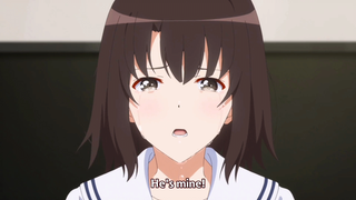 Megumi claims first prize in the Waifu Wars: Saekano Edition