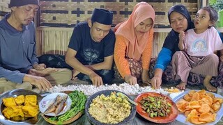 NGALIMEUD.. Masakan Kampung Sederhana Nikmat Luar Biasa, Daun Singkong, Cobek Terubuk, Teri PETE