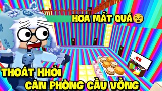 MEOWPEO BỐI RỐI THỬ THÁCH GIẢI MÃ THOÁT KHỎI CĂN PHÒNG CẦU VỒNG SIÊU ĐAU MẮT TRONG MINI WORLD