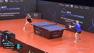 ZHAOCHENZE-LINUS STIELER-WTT Youth Contender Berlin 2025 Presented by Seeger-MAI