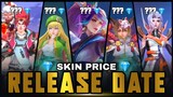 SKINS PRICE & RELEASE DATE - PARTY BOX EVENT - MAGIC CHESS NEW SKIN | Mobile legends #whatsnext