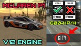 mclaren p1 | new best gearbox | v12 engine | car parking multiplayer v4.8.5 new update 2022