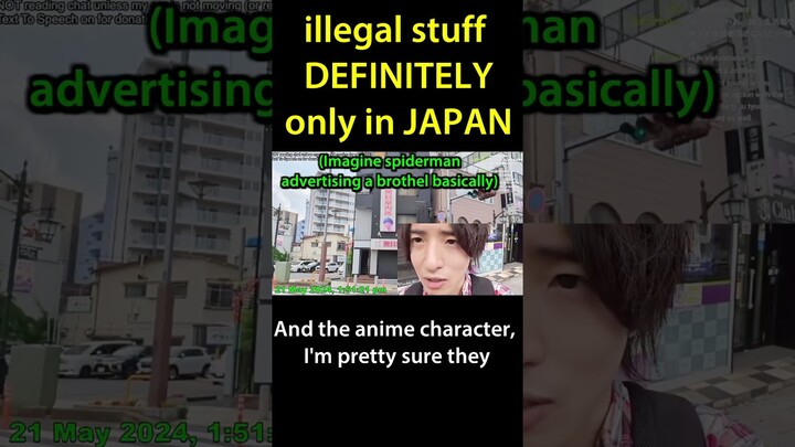 illegal stuff DETINITELY only in Japan