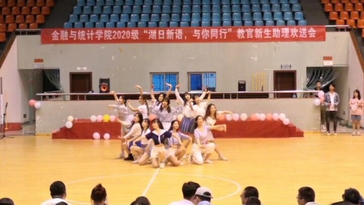 【湖南大学D&M舞社】【翻跳】fiesta izone 2020军训慰问演出