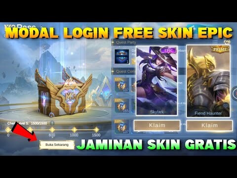 EVENT TERBARU! CARA DAPAT SKIN EPIC / PRIME GRATIS MODAL LOGIN DOANG | MOBILE LEGENDS BANG BANG