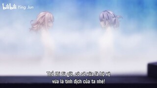 Đi tắm mà cũng tranh giành người yêu nữa | Khoảnh khắc Anime