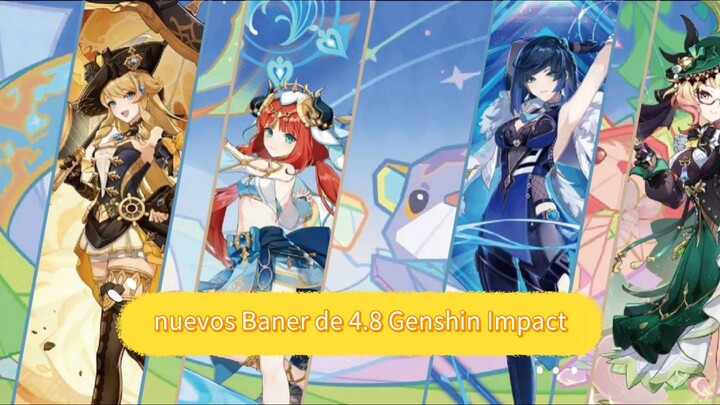 Nueva Información De genshin Impact nuevos Baner de la 4.8 y Nuevo Sistema de Farmeo De BOSS