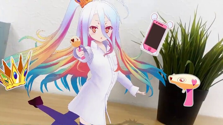 "No Game No Life" White Electronic Action Figure is now on sale! "No Game No Life X HoloModels"