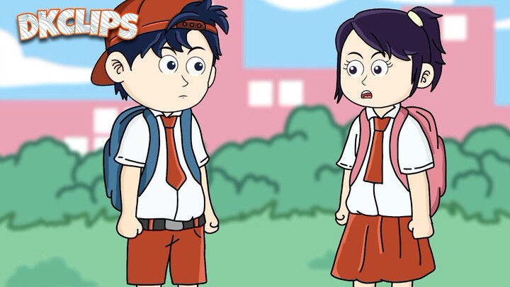 kompilasi cerita cinta anak SD - animasi sekolah