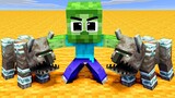 MONSTER SCHOOL : ZOMBIE AND WOLFS - SAD STORY - MINECRAFT ANIMATION