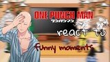One punch man characters react to saitama| Funny Moments | opm reacts