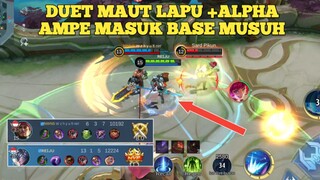 DUET MAUT ALPHA + LAPU | DALAM BASE MUSUH PUN DI KEJAR-KEJAR 🤣🤣