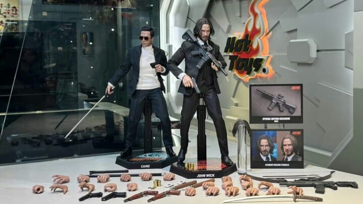 hottoys 疾速追杀4 杀神4基努里维斯 凯恩 约翰威克 甄子丹 实拍