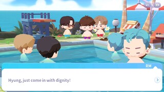 Bts They Going The Cold Pool