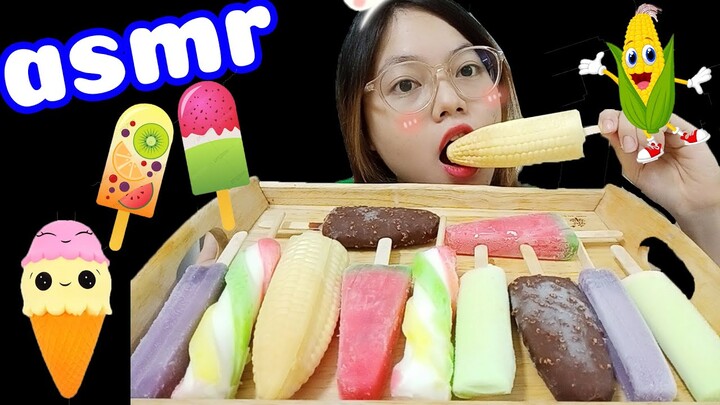 ASMR eating ice cream #212