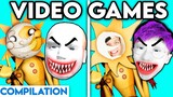 VIDEO GAMES WITH ZERO BUDGET! (SUN & MOON BOSS, ROBLOX RUNNING HEAD, FNAF SECURITY BREACH & MORE!)