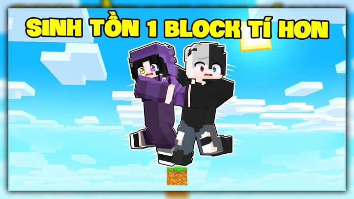 Minecraft nhưng SINH TỒN 1 BLOCK TÍ HON? Siro Bất Lực Vì Độ Phá Hoại Của Noob Ruby