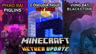 Cách Tìm Pháo Đài Piglins Và Vùng Đất Blackstone Trong Minecraft Nether | Piglin Bastion,Blackstone