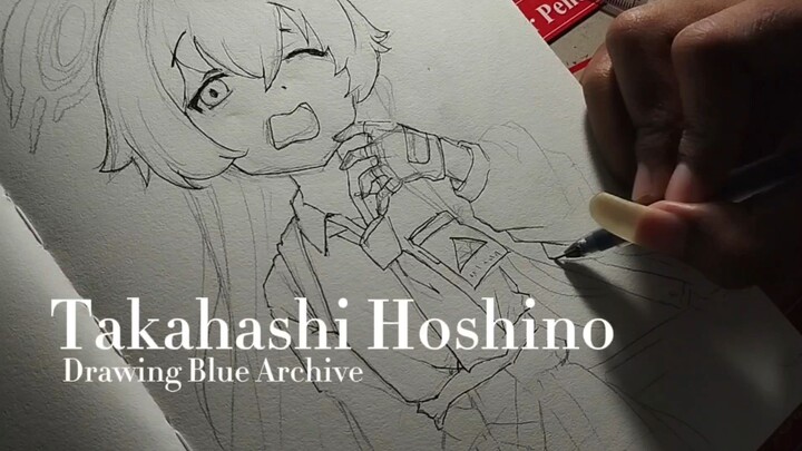 Drawing Takahashi Hoshino //Blue Archive