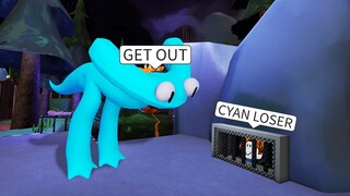 ROBLOX Rainbow Friends Chapter 2 FUNNY MOMENTS (CYAN IS LOSER)