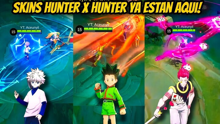 YA LLEGARON LAS SKINS HUNTER X HUNTER!🤯| MOBILE LEGENDS ESPAÑOL 2024