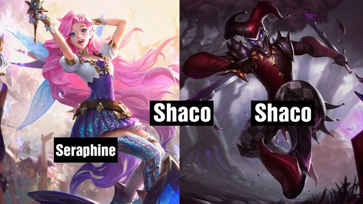 Shaco Support Vs Seraphine Và Cái Kết | Long Shaco Support