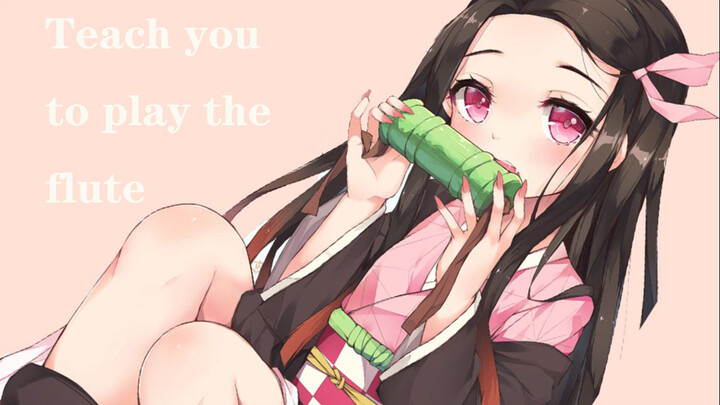 [SAI Digital Illustration] Nezuko: Wanna Play the Flute?