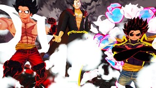 Luffy Gear 5 Cùng Monkey D. Dragon Và Rayleigh Chống Lại Cả Đội Quân Tứ Hoàng Kaido -ARK MODS TẬP 12