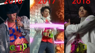 改变患者的命运，假面骑士ex-aid-宝↗生↘永↗梦↘不同时间段变身对比！