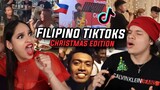 Christmas is NEXT LEVEL in the Philippines | Latinos react to Viral Filipino Singing TikToks