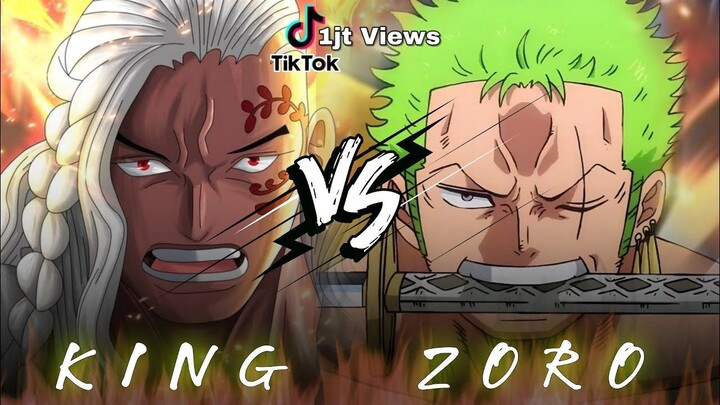 Zoro VS King - Epic Duel Full Warna [One Piece Chapter 1034]