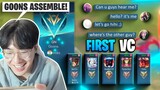 Team Goons first VC practice | Mobile Legends