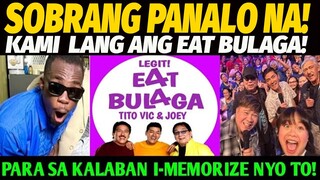 PALABAN! 🔥 ETO NA!! JDL PINAGDIINAN NA SILA ANG TOTOONG EAT BULAGA! TVJ NANANATILING NO.1! REACTION