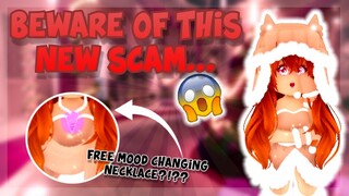 ⚠️ ATTENTION ⚠️ BEWARE OF THIS *NEW* SCAM IN ROYALE HIGH! || justrissa