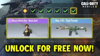 How to Unlock/Get Manta Ray Black Gold + Kilo 141 Teal Forest Complete Guide